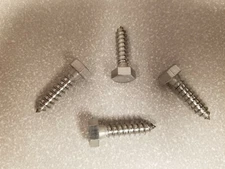 3/8 Hex Head Lag Screws Stainless Steel All Lengths Quantities