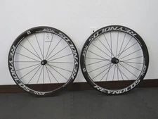 Reynolds R4 Carbon Clincher Aero Wheelset Cycling 700C with Cryo Blue Brake Pads