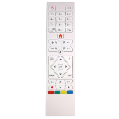 Neuf Authentique Blanc TV Télécommande pour Bush LED24127FHDDVDW - Picture 1 of 1