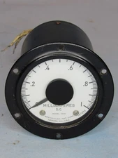 Weston Electrical Instruments  Model 1329    0 to 1 Milliamperes DC Meter