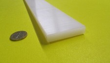 1//2/" Thick x 2.00 Width x 48/" Long UHMW White Bar