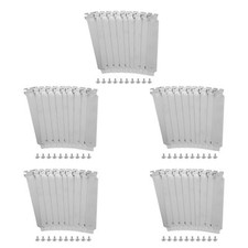 50x Stainless Steel PCI Slot Covers Dust Filter Computer Case with Screws