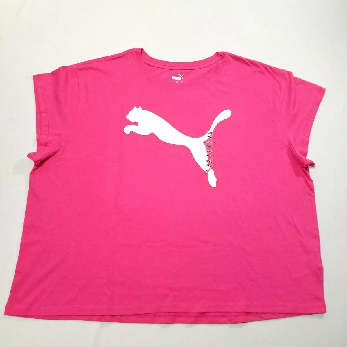 Puma Women\'s T-shirt Essentials Graphic Print Logo Cotton | eBay