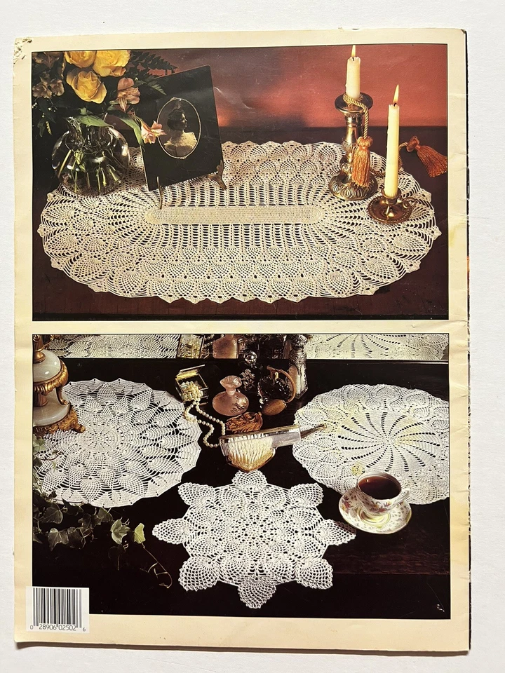 A Year of Doilies Book 2 Crochet RARE 2593+Pineapple doilies #2502 Leisure Arts - Image 4 of 4