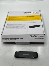 StarTech USB 3.0 Memory Card Reader for SD and microSD Cards USB-C and USB-A