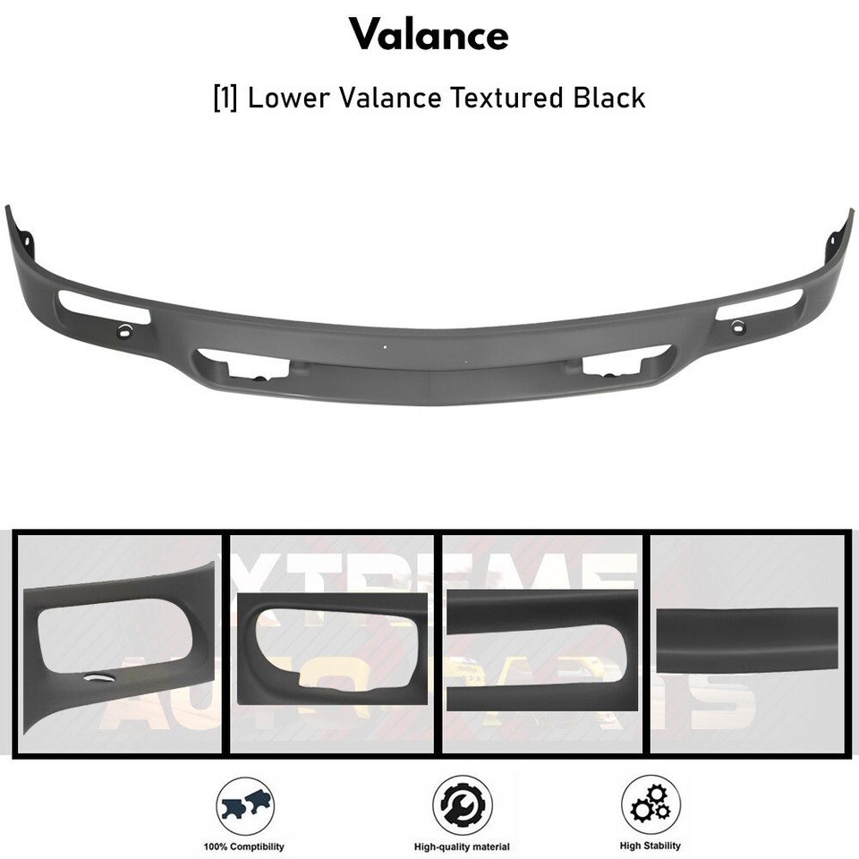 SCHUTEO Front Bumper Compatible with 1999-2002 GMC Sierra 1500, 2000-2006 GMC Yukon SCHUTEO Front Bumper Compatible with 1999-2002 GMC Sierra 1500, 2000-2006 GMC Yukon