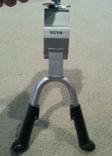 NEW SILVER ADJUSTABLE ALLOY CENTER KICKSTAND FOR BICYCLES
