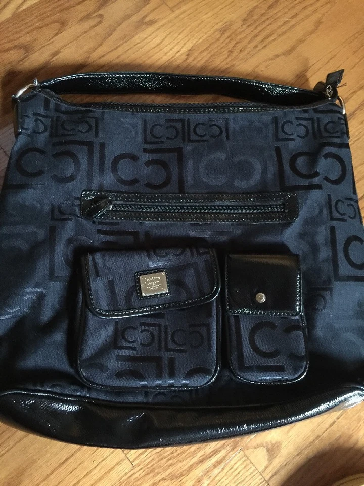 Bolso de hombro de cuero NINE WEST ++ Liz Claiborne y bolso de fútbol americano GRATIS 3 n LOTE Foto 4 de 4