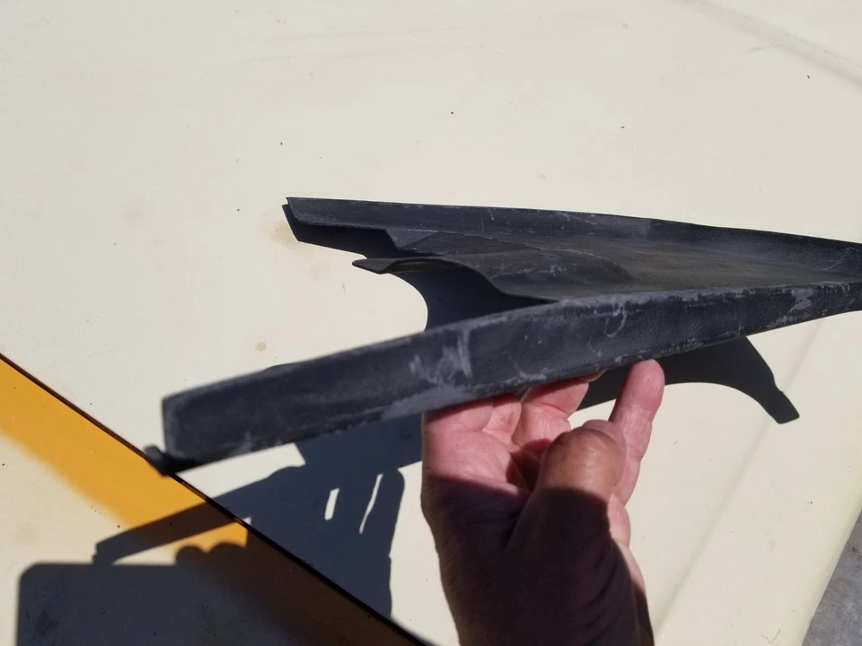 1970 1971 1972 1973 1974 Dodge Challenger Plymouth Cuda panel de retroceso izquierdo negro 71 Foto 2 de 4