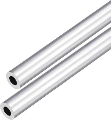 Dmiotech 2Pack (10Mm OD X 6Mm ID) 6063 Aluminum round Tube 300Mm Length