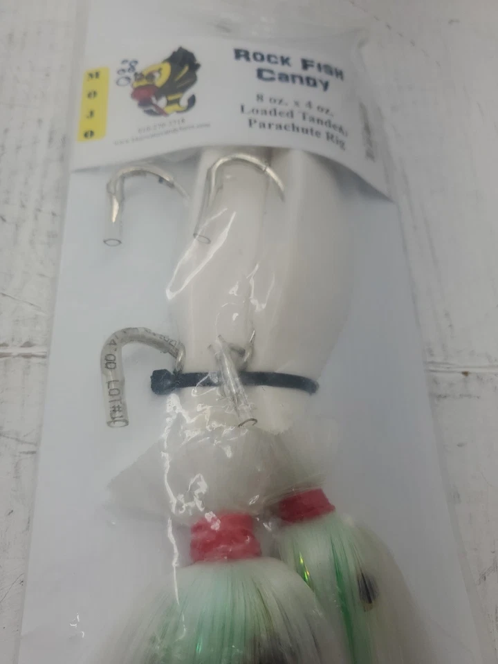 Plataforma de paracaídas Blue Water Candy 60436, 9", 8 oz/4 oz, White on John Foto 3 de 4