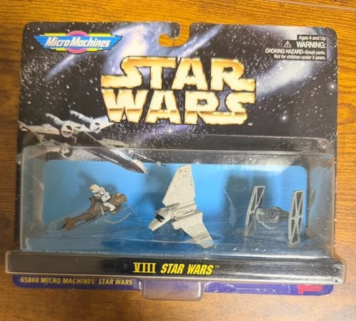 Vintage Galoob Star Wars Micro Machines VIII Collector Set 3 Pack Sealed