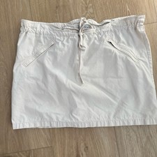 Y2K 90s Vintage Old Navy Kaki Mini Drawstring Mini Skirt