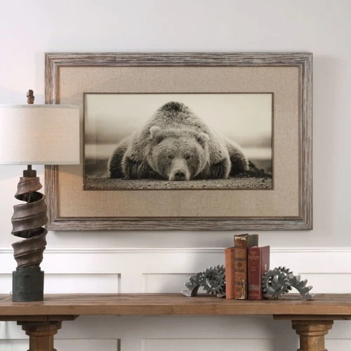Uttermost 33661 32 Inch x 50 Inch "Deep Sleep" Framed Art Print - Wood - Picture 2 of 2
