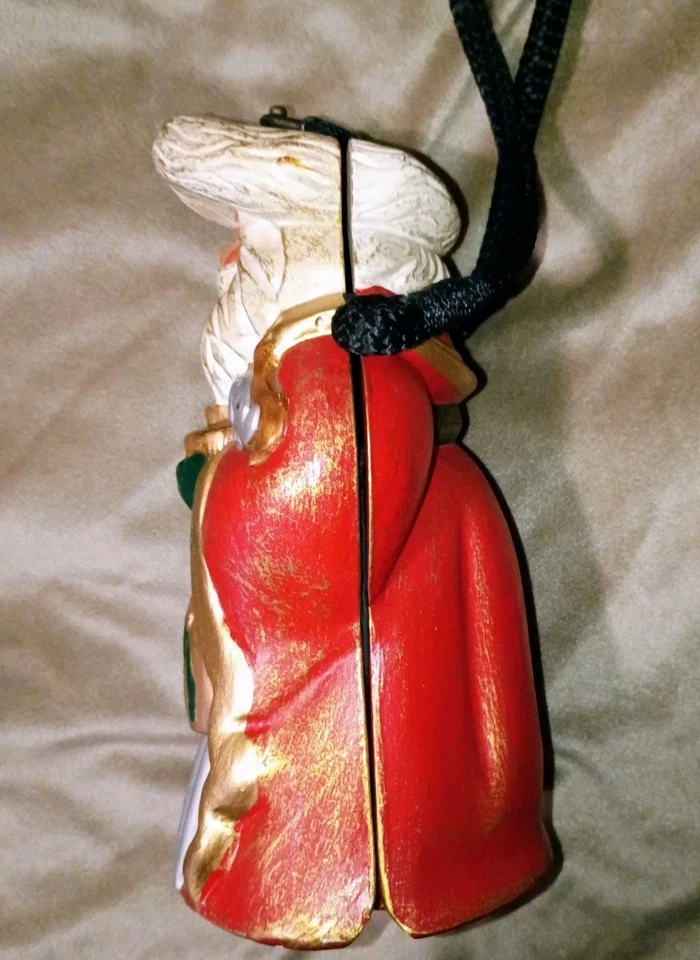 Only 1 On eBay! Timmy Woods Beverly Hills Santa Clause Purse - Christmas Clutch - Image 4 of 4