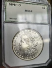 1898-O Morgan Dollar - Hallmark Slab - Part Of Old Holder Lot