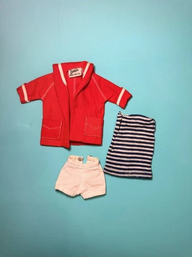 Vintage Barbie Resort Set #963 (1959–1962) Jacket, Top & Shorts – Partial