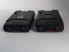 Lot of 2 Escort SOLO 4 Cordless Radar Detector - Black - FOR PARTS