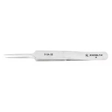 Excelta Tweezers,SS,Straight,4 1/4"L 5-SA-SE Excelta 5-SA-SE 662847002762