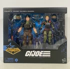 GI JOE CLASSIFIED NIGHT FORCE FALCON & QUARREL 6" FIGURE SET #138 EXCLUSIVE