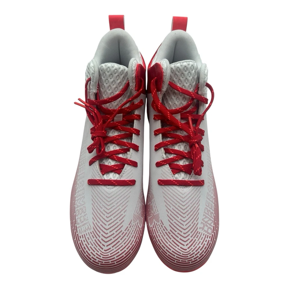 Botines de fútbol Under Armour Hammer MC 2.0 para hombre talla 11,5 blanco/rojo 3027306-101 Foto 4 de 4
