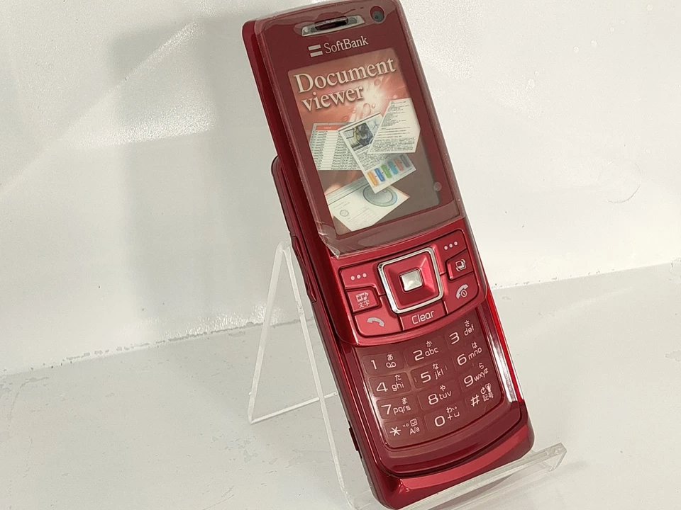 【dummy!】 Samsung 705SC（color red） softbank-japan non-working cellphone - Image 2 of 4
