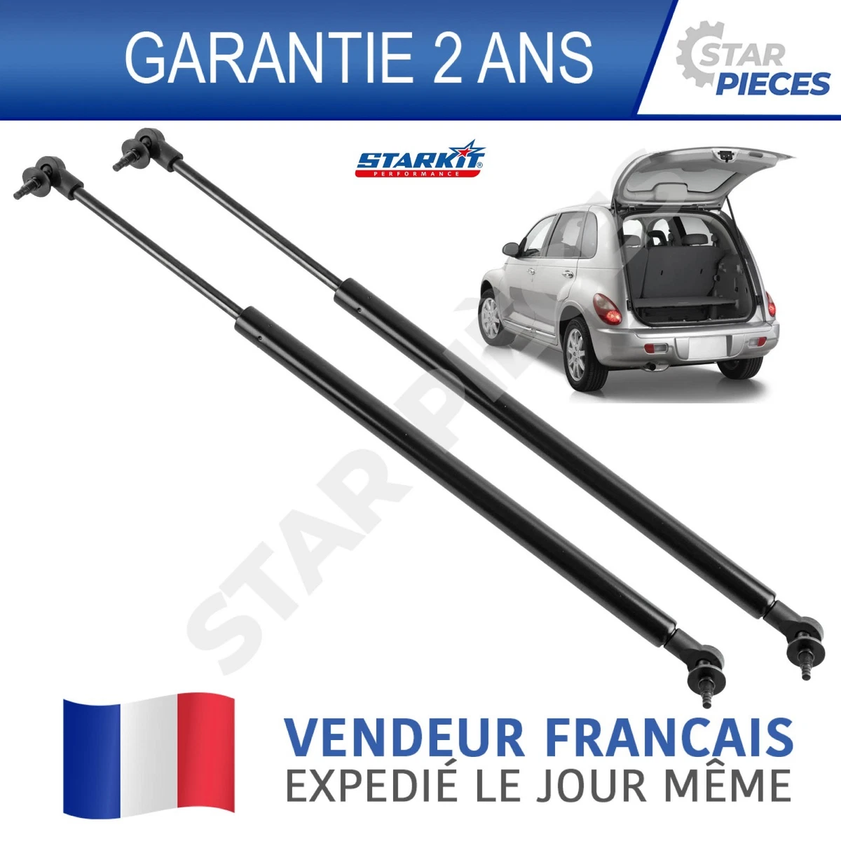 Garosa Vérins de hayon Ressort de Support de vérins à gaz pour coffre