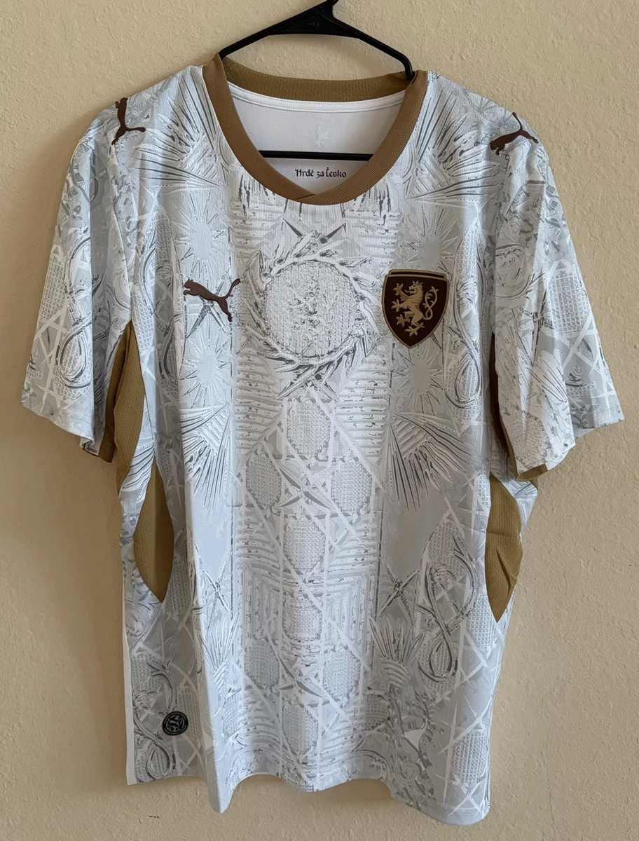 PUMA チェコ代表 95年モデル アウェイ ヴィンテージ 25+ Size L Czech Republic National Team Soccer Jerseys for sale