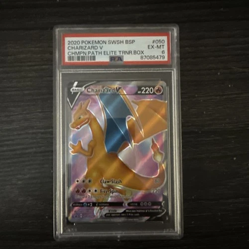 Charizard V SWSH050 SWSH: Sword & Shield Promo Cards Holo PSA 6