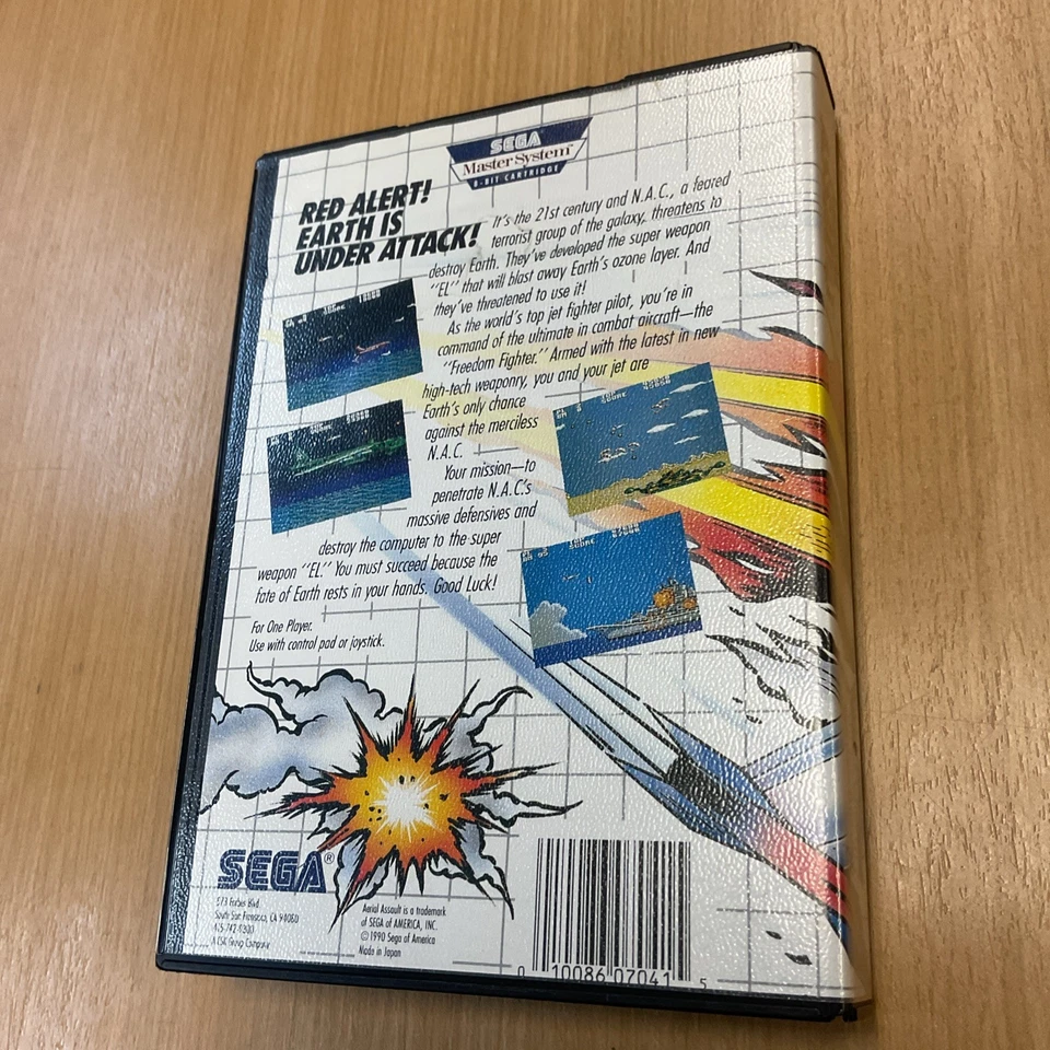 Aerial Assault Sega Master System CIB - Image 2 of 4