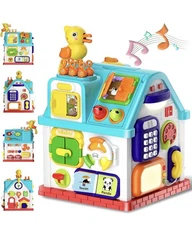 20-in-1Musical Learning House Baby Toys Montessori Sensory Toys for Toddlers 1-3