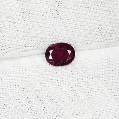 1.39 cts Fine Luster Natural Pigeon Blood Ruby Oval From Mozambique....!!!!