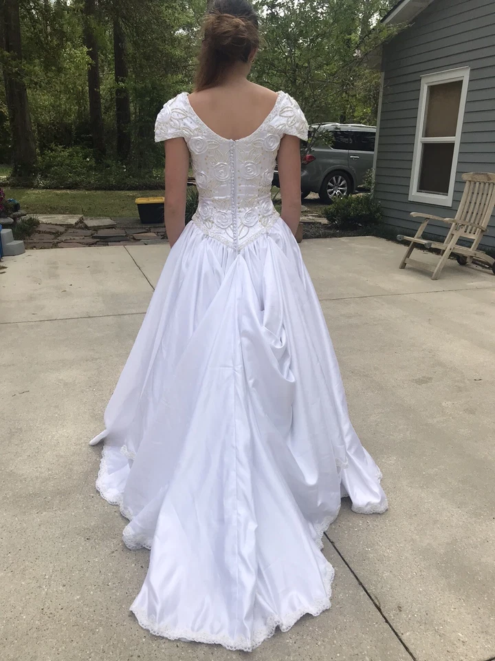 vestido de novia talla 4 usado Foto 4 de 4