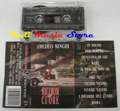 MC*AMEDEO MINGHI I ricordi del cuore 92 FONIT CETRA TMC 315 no cd lp dvd vhs(8*)