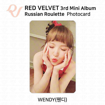 Red Velvet Russian Roulette (3rd Mini Album) Official Photocard Irene,Seulgi