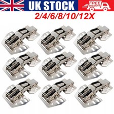 2~12 x Overhead Soft Close Swing Up Flap Hinge Caravan Motorhome Locker Cupboard