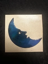 Rare Vintage 80s Mystik Oilies Oilie Oily Oilly Man Moon Crescent Touch Sticker