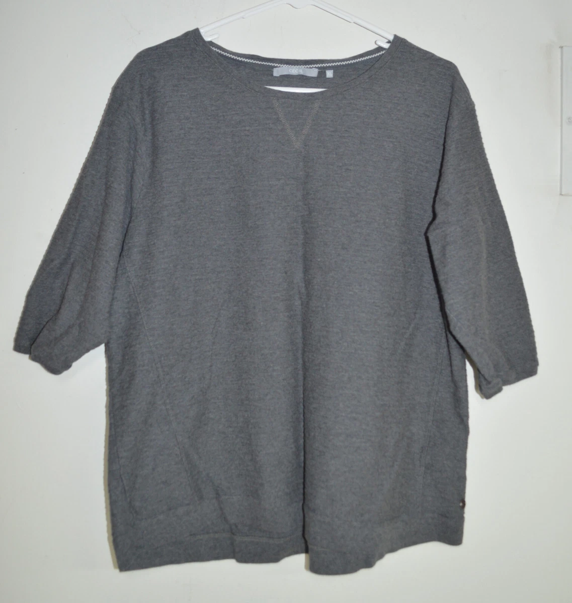 Cecil B320793 Maglia Manica Lunga Stampata, Dynamic Khaki, S Donna