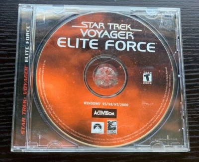 Star Tek Voyager Elite Force PC Game 2000 Windows 95/95/NT/2000 Activision Key