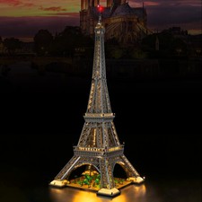 LocoLee LED Light Kit for Lego 10307 Eiffel Tower Model Decor DIY Lighting Set