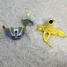 Dog Banana, Dinosaur & Buzz Lightyear Costumes Set Of 3 XS Dog Clothing