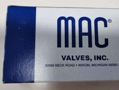 NEW MAC 411A-D0A-DM-DDFA-1BA solenoid valve