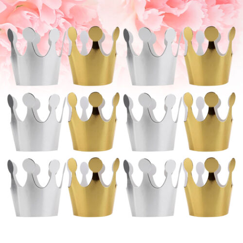  12 PCS Birthday Crown Prince Hats for Kids Baby Bonnets Child - 第 1/12 張圖片