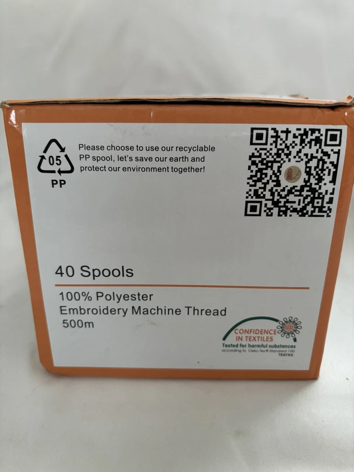 New Brothread Polyester Embroidery Machine Thread Set of 40 (39) missing 1 Color - Image 2 of 4