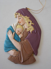 Mary and Baby Jesus Christmas Ornament