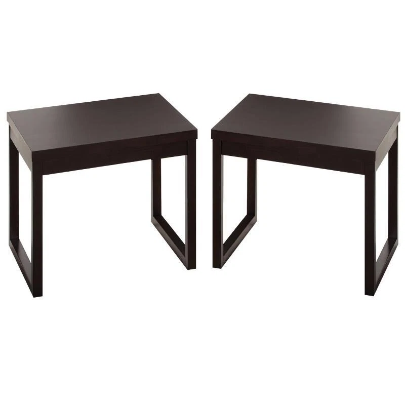 Chocolate brown end on sale tables