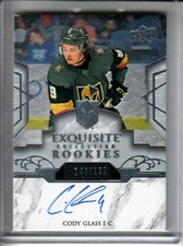 2019-20 Exquisite Collection Platinum Rookie Auto #R10 Cody Glass RC /199