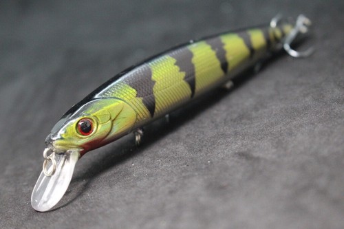Señuelo de pesca cebo duro jerkbait con señuelo de 5 1/2 pulgadas 4/5 oz para pesca de lubinas M774 - Imagen 38 de 100