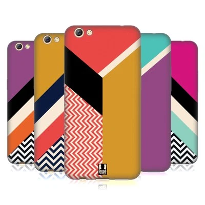 HEAD CASE DESIGNS COLOUR BLOCK CHEVRON SOFT GEL CASE FOR OPPO PHONES - Image 1 of 4