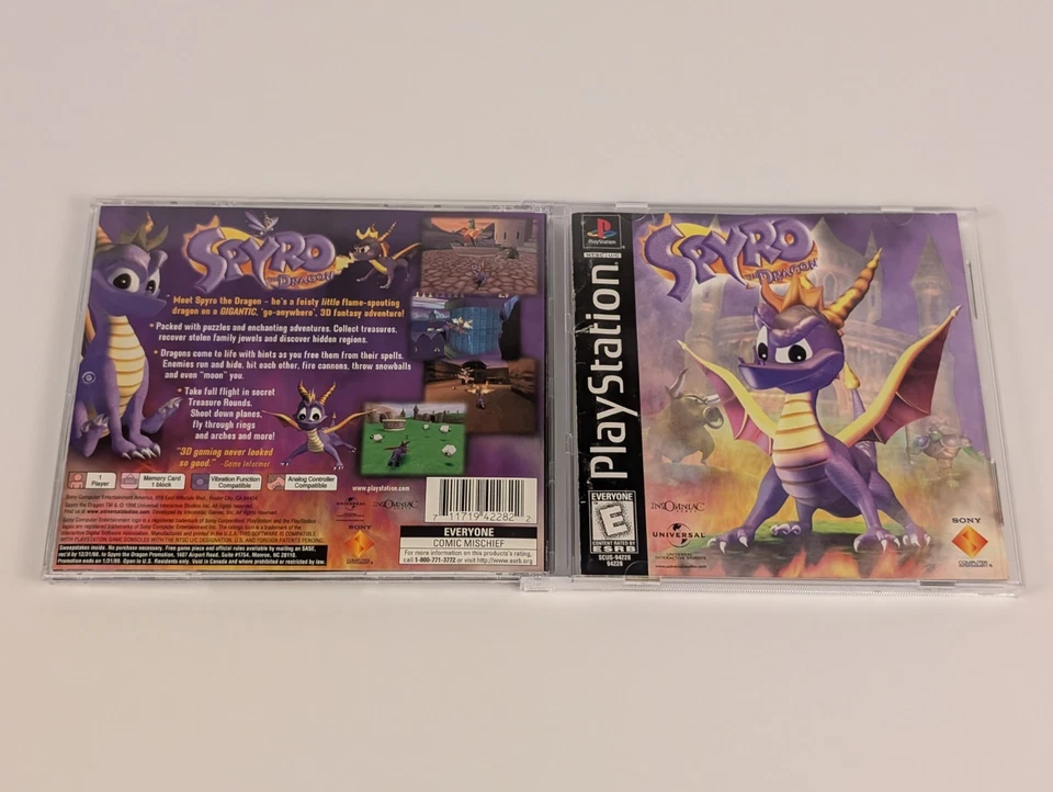 Spyro the Dragon (PlayStation 1/PS1, 1998)➡️CIB Complete - Tested  & Working 🎮 - Image 4 of 4